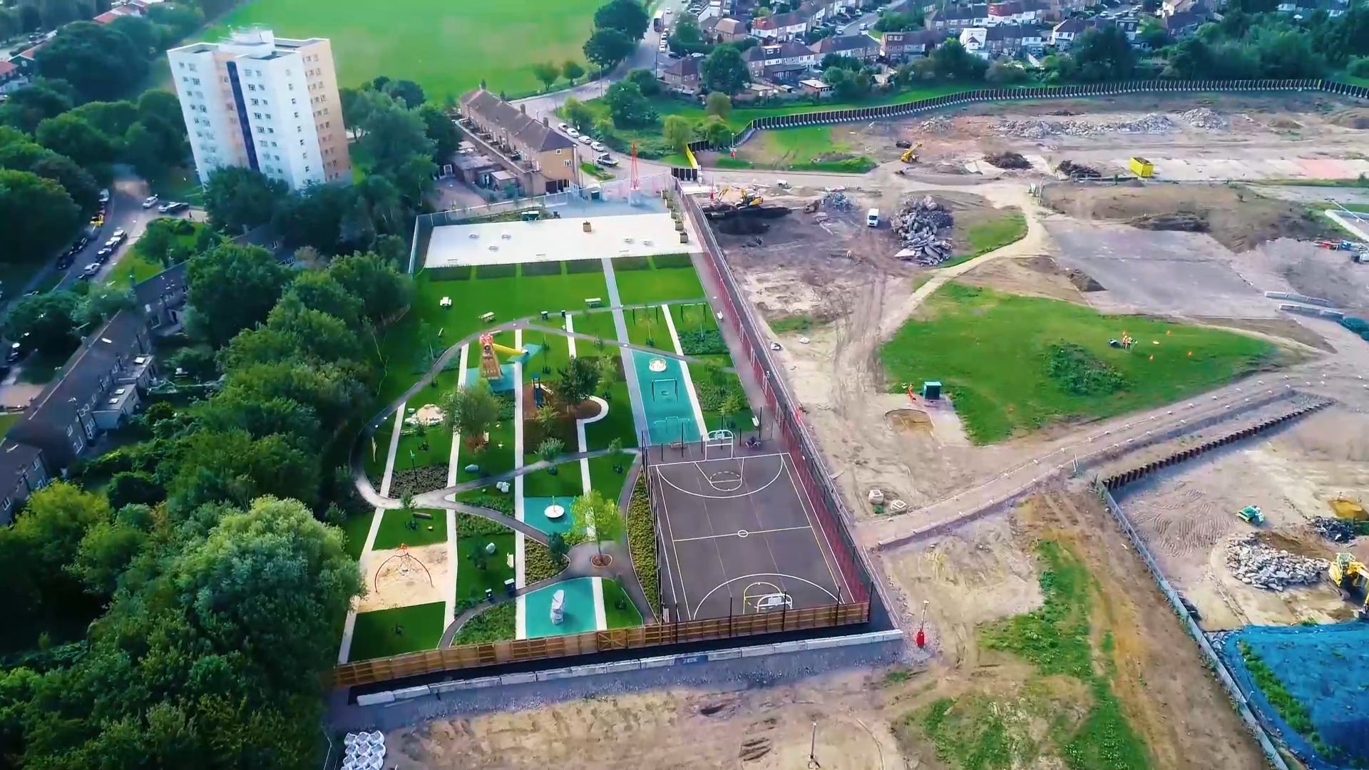 Summer 2020 Drone Video Context Brent Cross Town