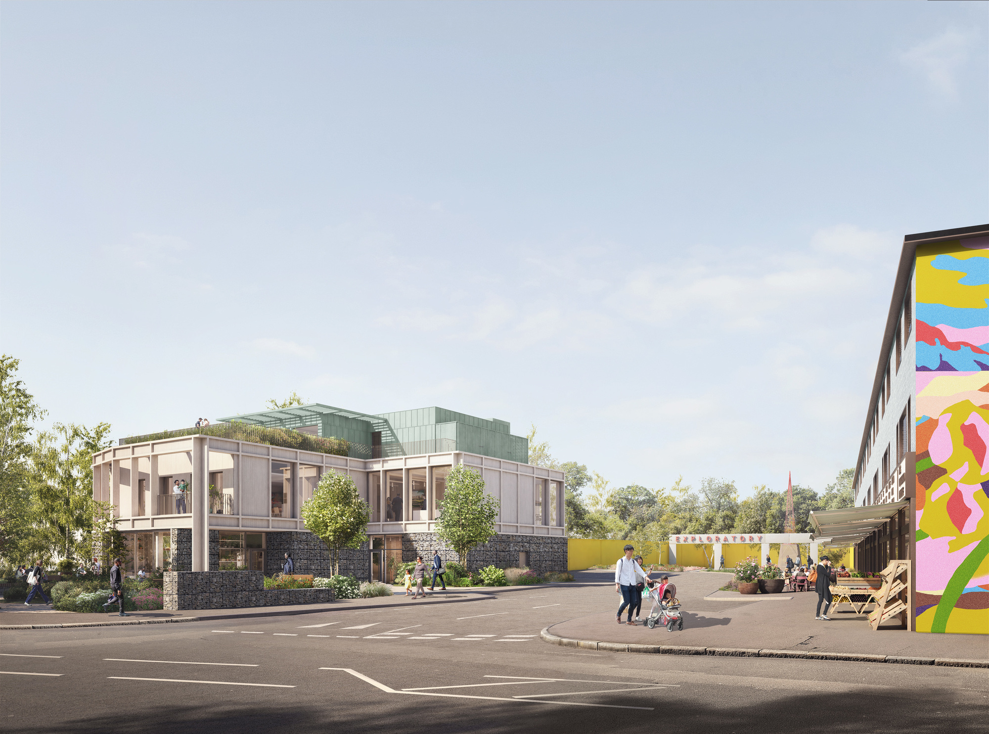 Visitor Pavilion community events Brent Cross Town